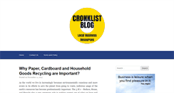 Desktop Screenshot of cronklist.com